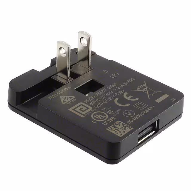PSA03F-050Q Phihong USA  Adaptateurs muraux de bureau CA CC